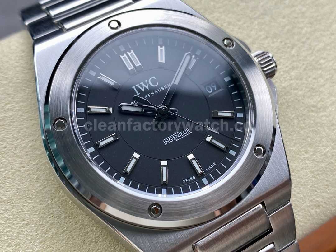 GH Factory IWC Ingenieur Automatic IW323902 40mm Full Steel Black Dial (7)
