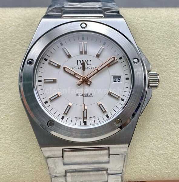 GH Factory IWC Ingenieur Automatic IW323906 40mm Full Steel Rose Gold White Dial
