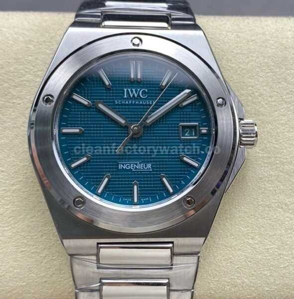 GH Factory IWC Ingenieur Automatic IW328903 40mm Full Steel Small Grid Blue Dial