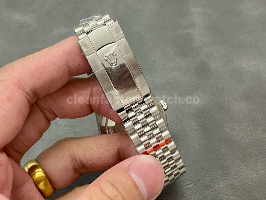 GM Factory Rolex Datejust 126234 0057 36mm Full 904L Diamond Fluted Motif Blue Dial Jubilee (5)