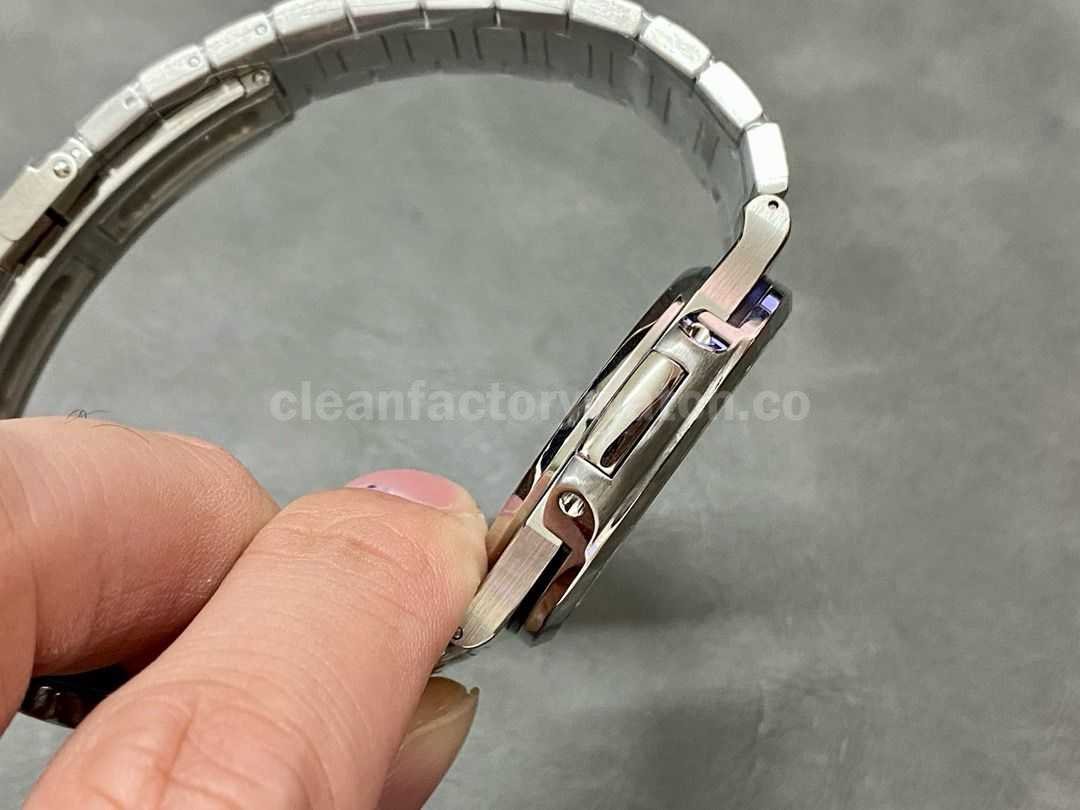 GR Factory Patek Philippe Emerald Nautilus 5711113P 001 40.5mm Full Platinum Black Dial (4)