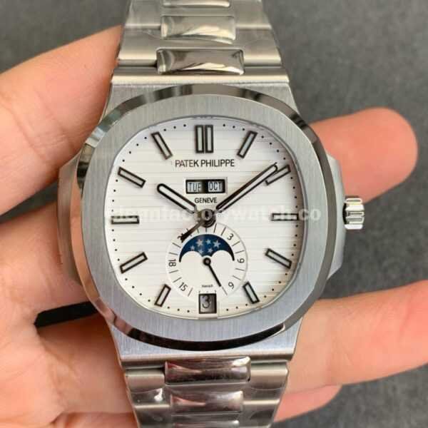 GR Factory Patek Philippe Nautilus 5726 Full Steel White Dial