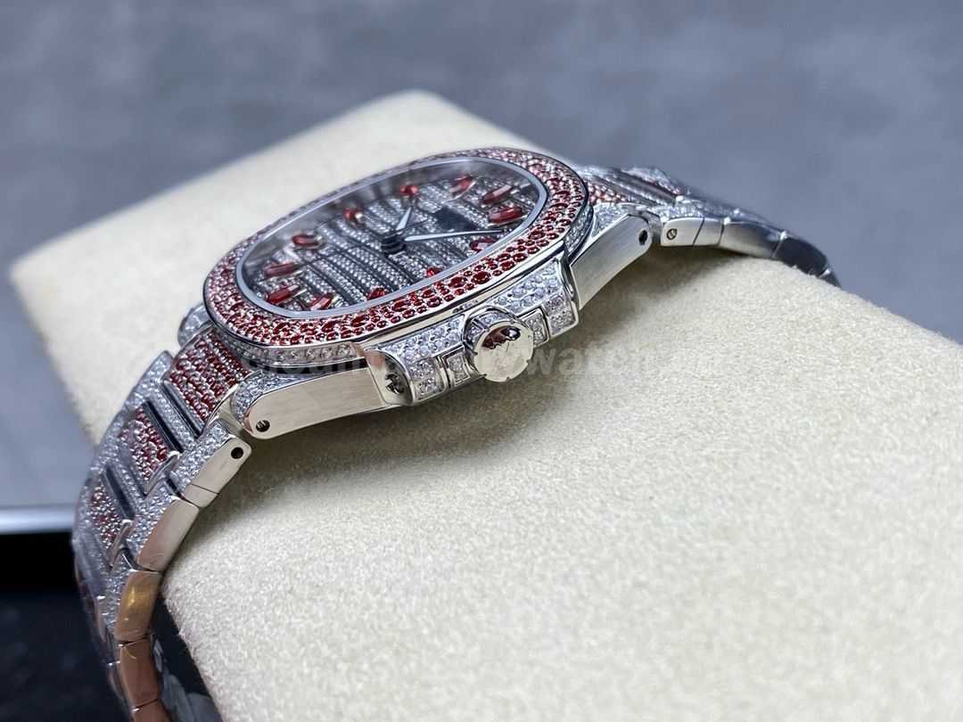GR Factory Patek Philippe Nautilus 71181453G 001 Full Red Jewelry White Gold Jewelry Dial (2)