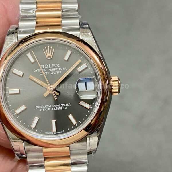 GS Factory Rolex Datejust 278241-0017 31mm Half Rose Gold Grey Dial