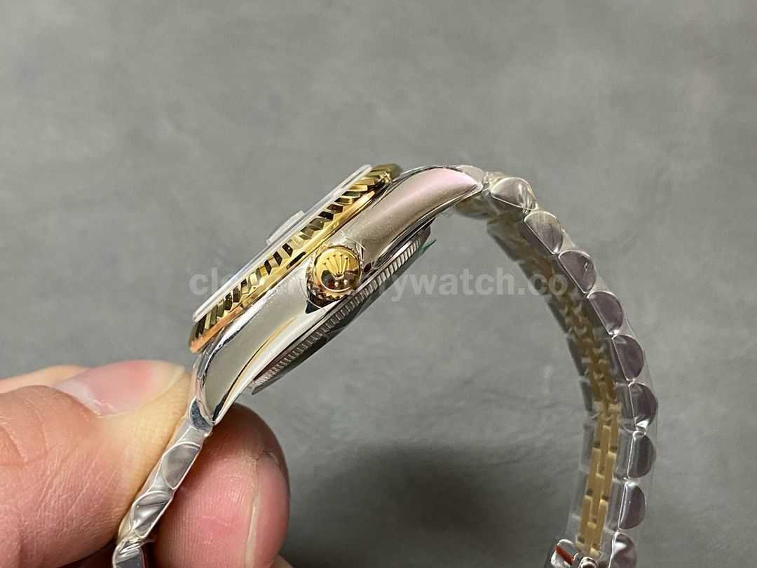 GS Factory Rolex Datejust 278273 0002 31MM Half Gold Roman Number White Dial Jubilee (1)