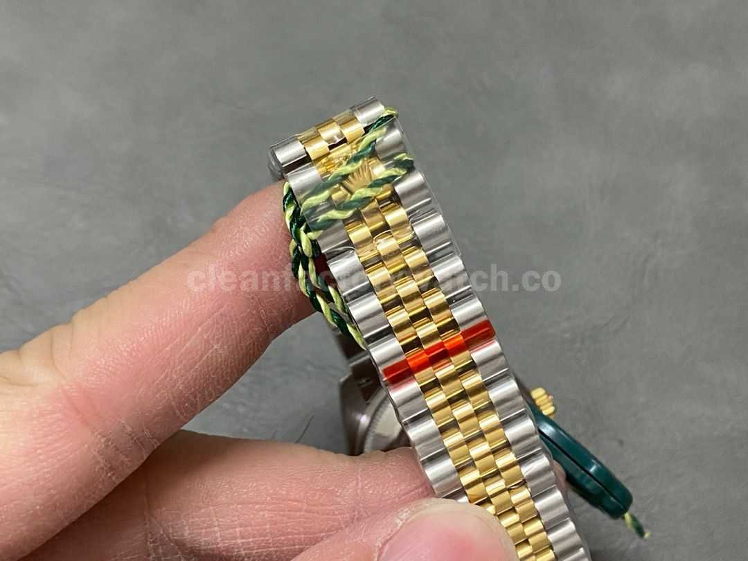 GS Factory Rolex Datejust 278273 0002 31MM Half Gold Roman Number White Dial Jubilee (2)