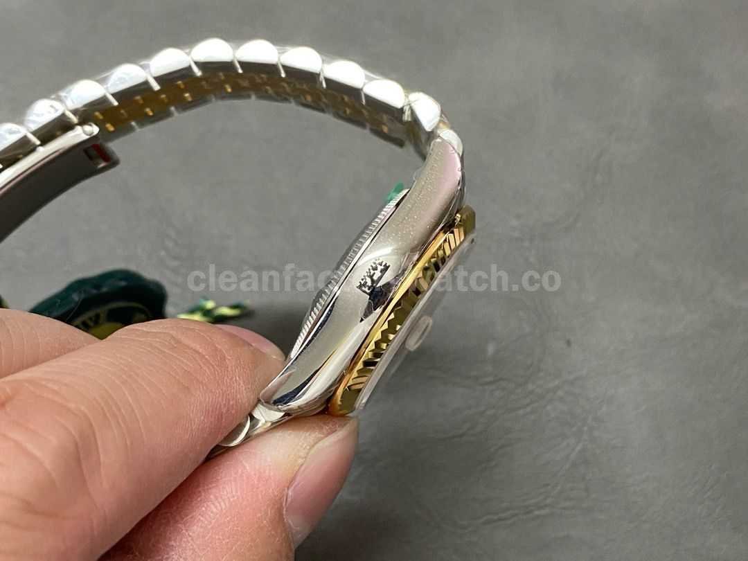 GS Factory Rolex Datejust 278273 0002 31MM Half Gold Roman Number White Dial Jubilee (3)