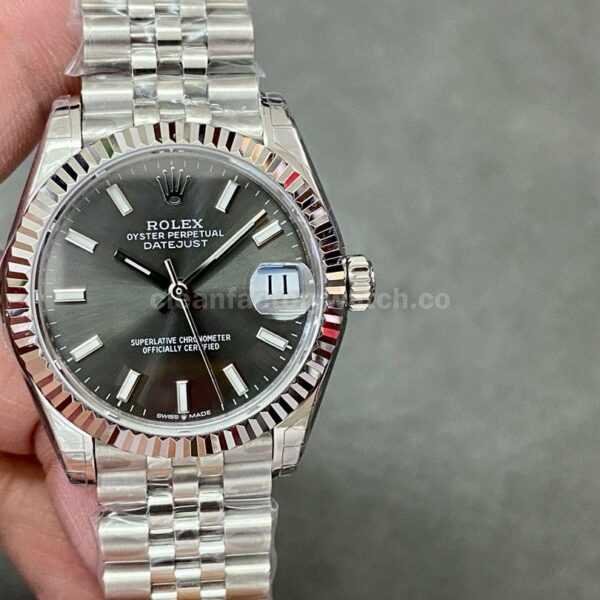 GS Factory Rolex Datejust 278274-0016 31mm Full 904L Grey Dial Jubilee