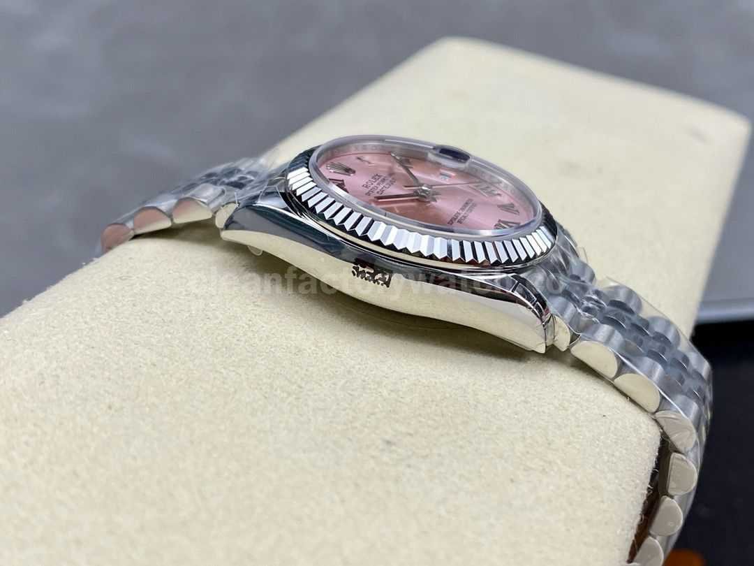 GS Factory Rolex Datejust 278274 0020 31MM Full 904L Roman Number Pink Dial Jubilee (1)