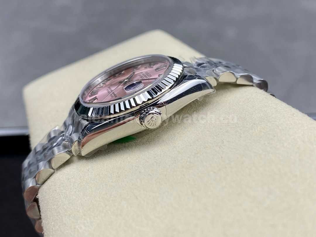 GS Factory Rolex Datejust 278274 0020 31MM Full 904L Roman Number Pink Dial Jubilee (8)