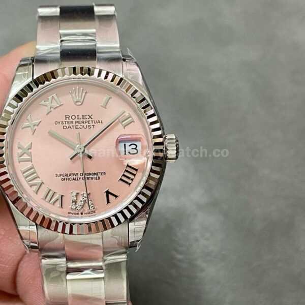 GS Factory Rolex Datejust 278274-0023 31mm Full 904L Roman Number Pink Dial