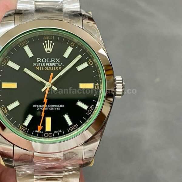 GS Factory Rolex Milgauss 116400GV 40mm Full 904L Black Dial