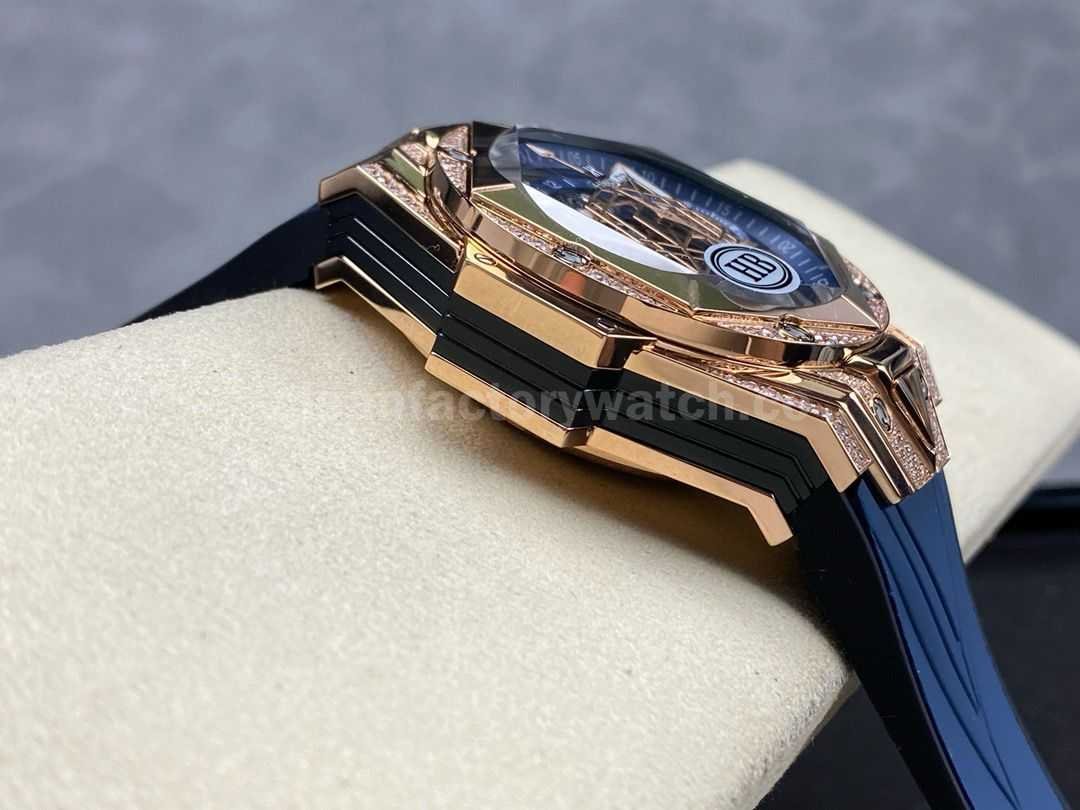 HB Factory Hublot Big Bang Sang Bleu 418.OX.5108.RX.1604.MXM20 45mm Rose (8)