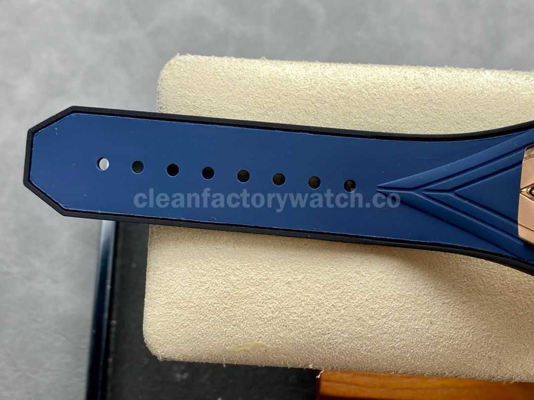 HB Factory Hublot Big Bang Sang Bleu 418.OX.5108.RX.MXM20 45mm Rose Gold Blue Rubber