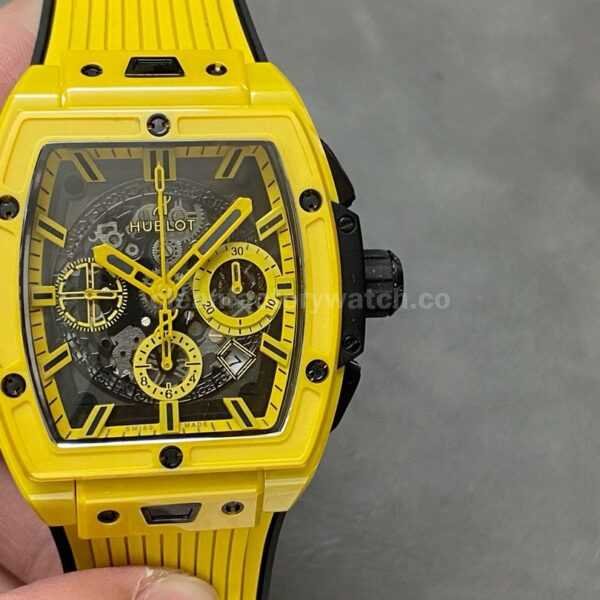 HUB Factory Hublot Spirit Of Big Bang Limited Edition 642.CY.011Y.RX 42mm Ceramic Rubber Strap Skeletonized Dial