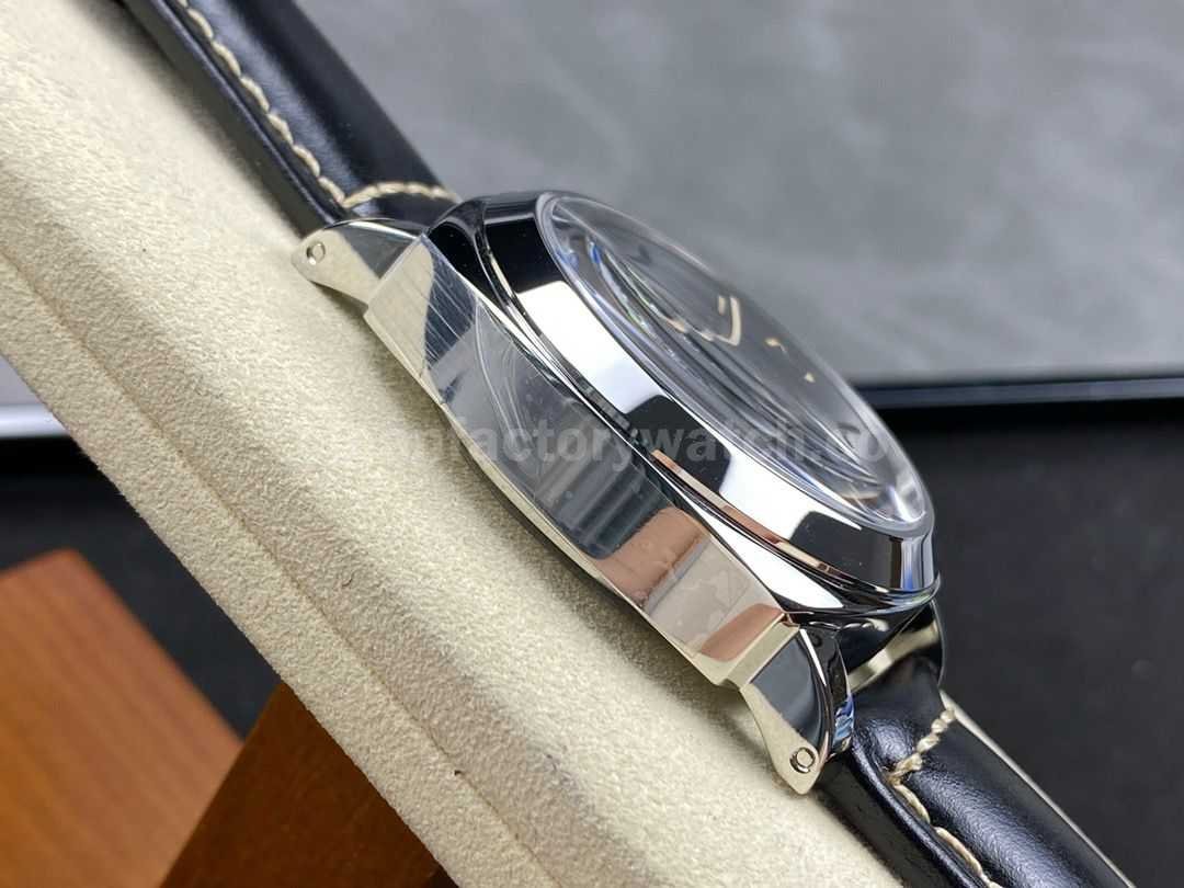HW Factory Panerai Luminor PAM 00915 44mm Steel Leather Strap Arabic Numerals Black Dial (4)