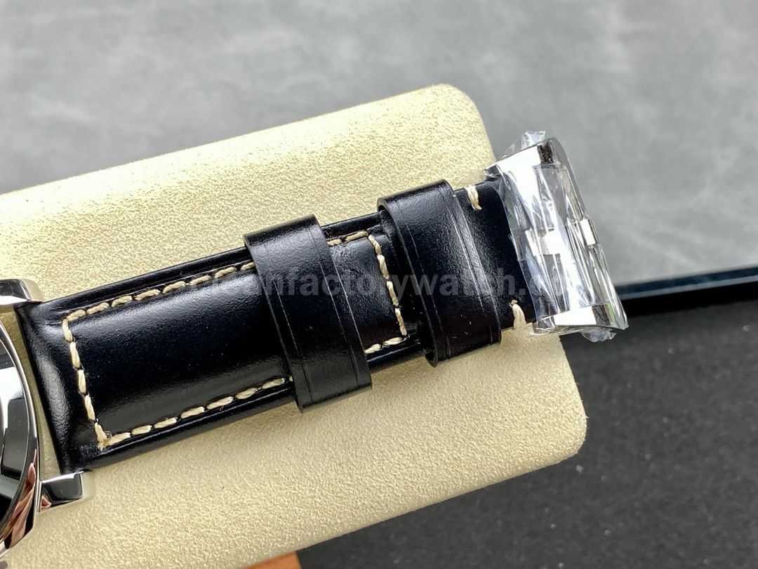 HW Factory Panerai Luminor PAM 00915 44mm Steel Leather Strap Arabic Numerals Black Dial (5)