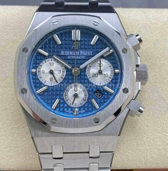 IPF Factory Audemars Piguet Royal Oak Chronograph 26331ST.OO.1220ST.01 41mm Full Steel Blue Dial
