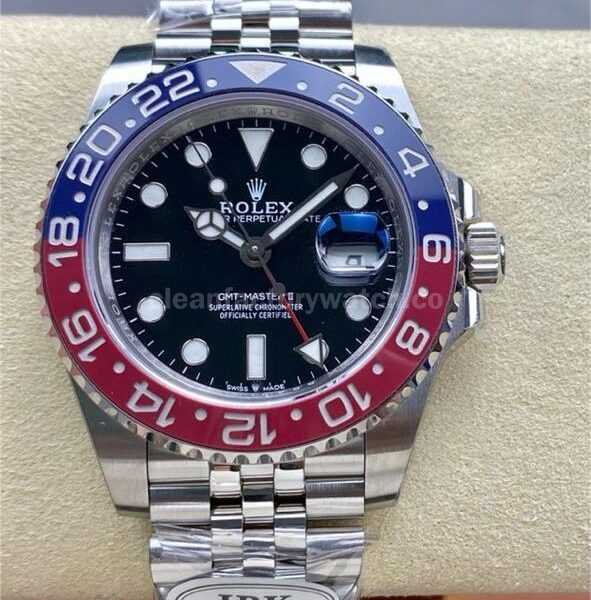 IPK Factory Rolex Pepsi GMT-Master II 126710BLRO-0001 Full 904L Black Dial Jubilee