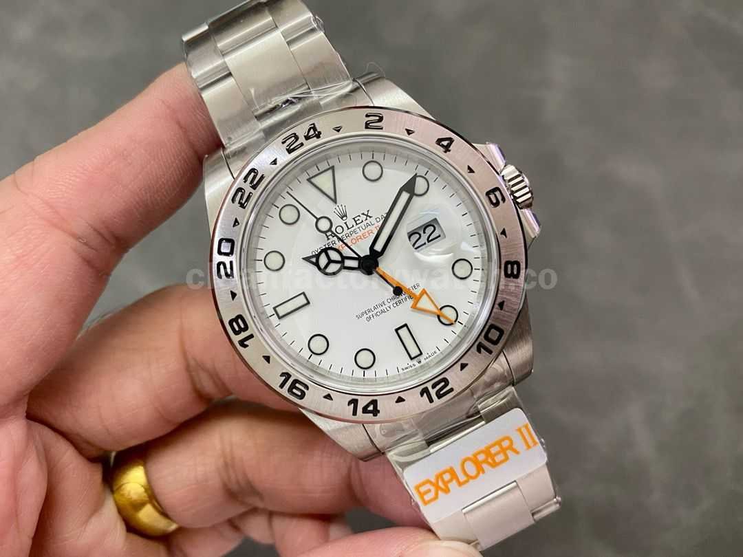 JVS Factory Rolex Explorer II 226570 0001 42mm Full 904L White Dial (7)