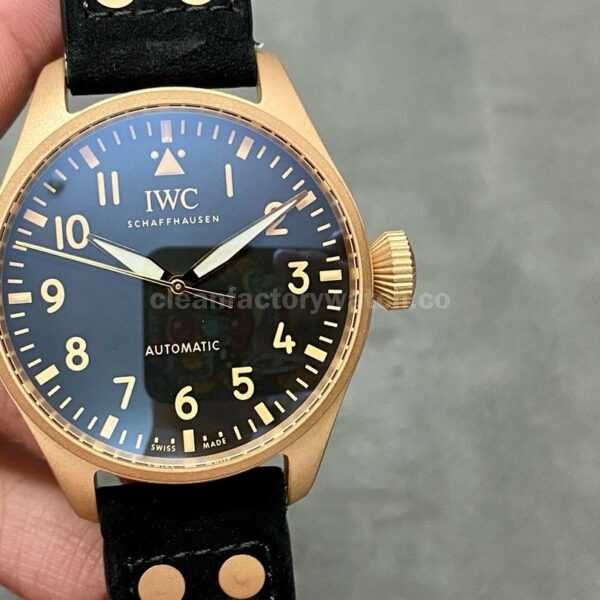 M+ Factory IWC Big Pilot IW329703 Bronze Black Cloth Strap Black Dial