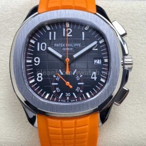 MMA Factory Patek Philippe Aquanaut 5968A-001 orange strap replica