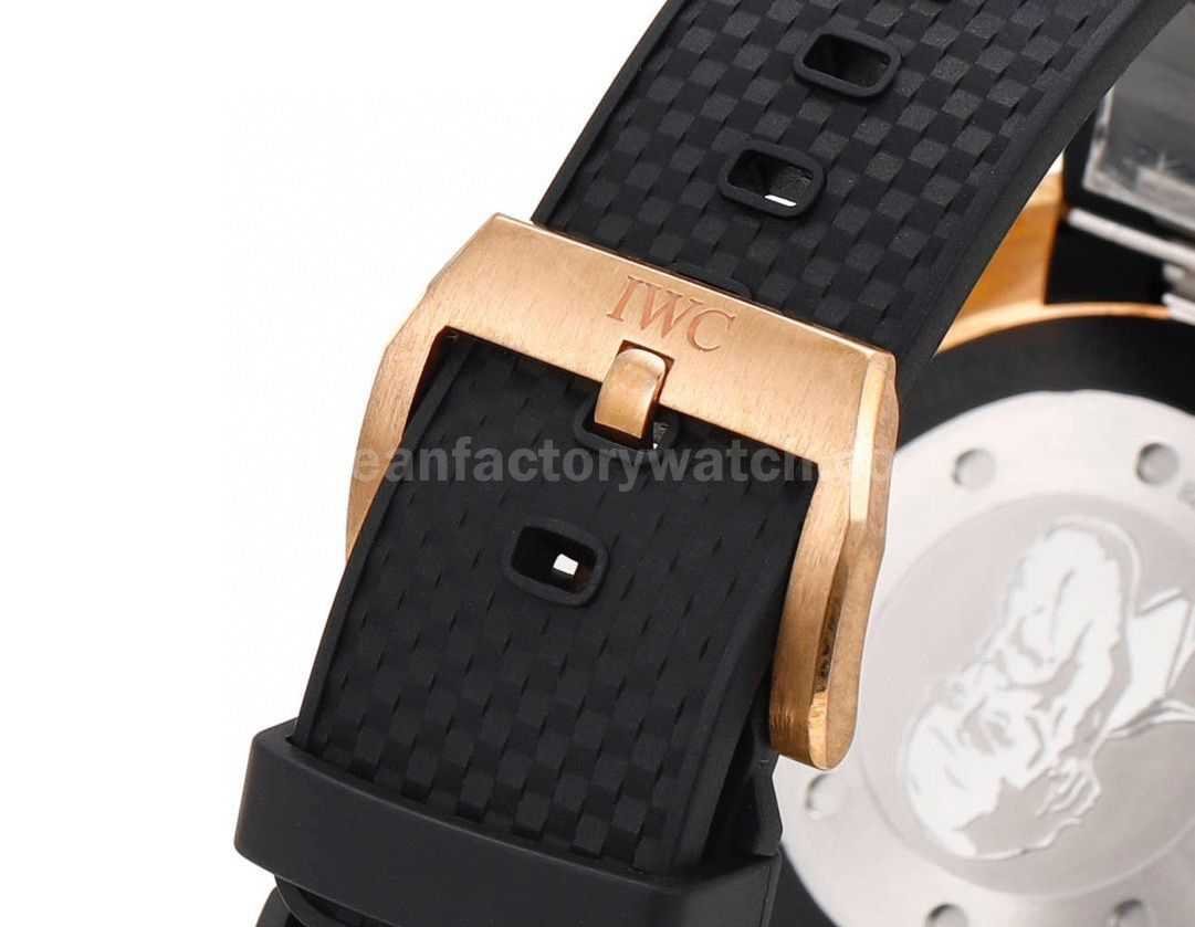 N1 Factory IWC Aquatimer Chronograph IW379503 44mm Bronze Rubber Strap Black Dial (2)