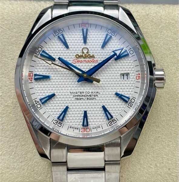 N1 Factory Omega Seamaster Aqua Terra Master Co-Axial Chronometer 41.5mm Full Steel White Dial