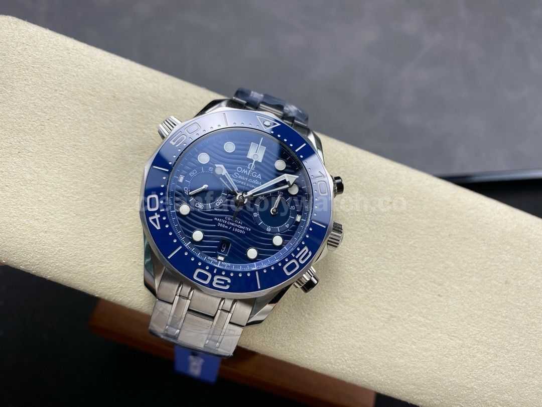 N1 Factory Omega Seamaster Diver 300M Co Axial Chronometer Chronograph (4)