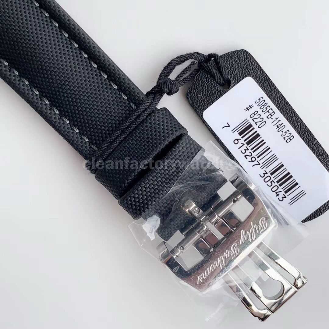 OM Factory Blancpain Fifty Fathoms 5085F 1130 52 45mm Steel Textile Strap Black Dial (6)