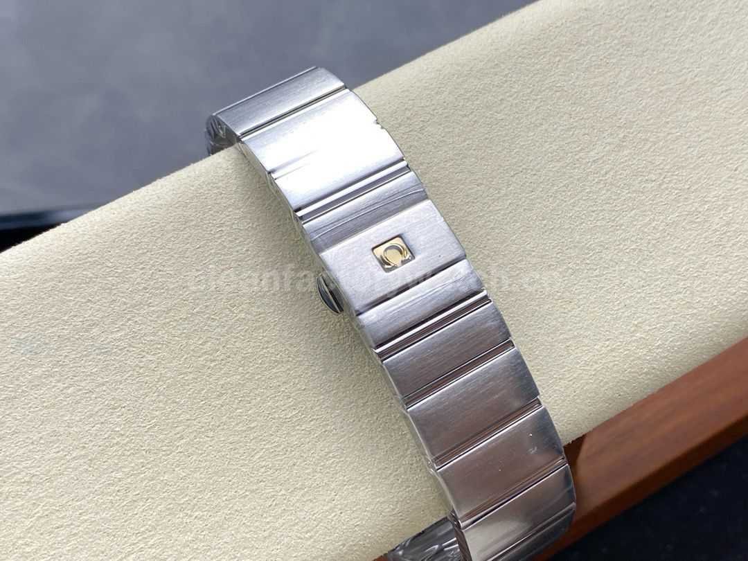 OM+ Factory Omega Constellation Men 123.10.38.21.02.004 38mm Full Steel Silver Dial (5)