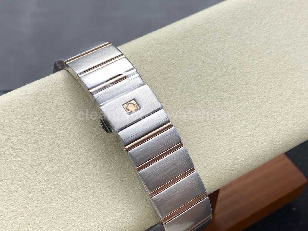 OM+ Factory Omega Constellation Men 38mm Rose GoldSteel Brown Dial (7)