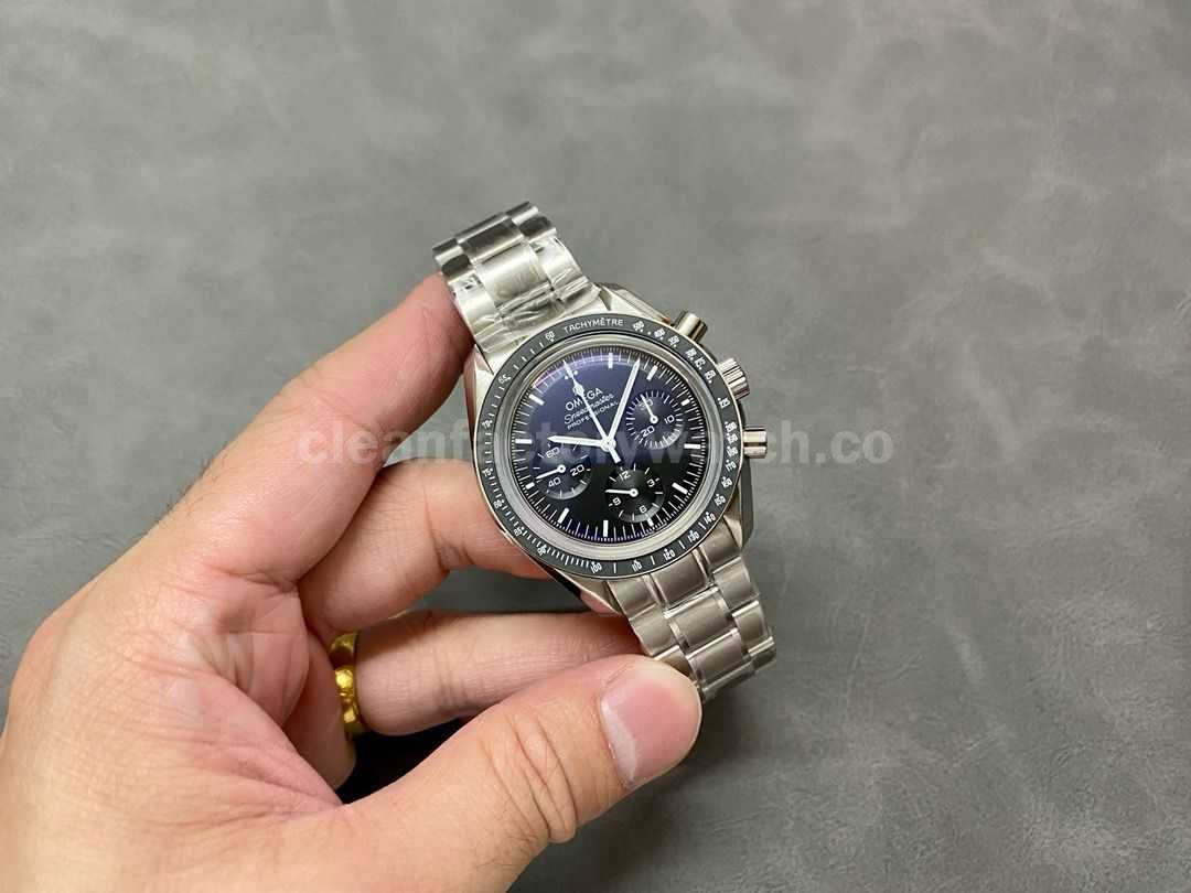OM Factory Omega Speedmaster Professional Moonwatch 310.30.42.50.01.002 42mm Full Steel Black Dial (3)