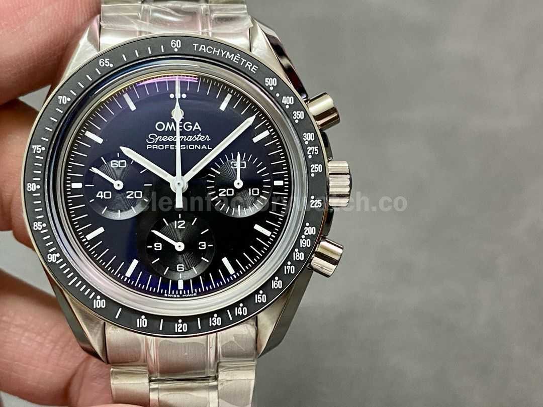 OM Factory Omega Speedmaster Professional Moonwatch 310.30.42.50.01.002 42mm Full Steel Black Dial (6)