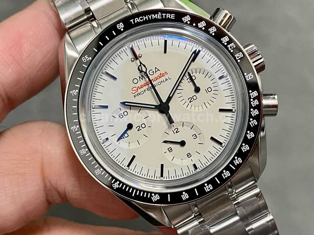 OM Factory Omega Speedmaster Professional Moonwatch 310.30.42.50.04.001 42mm Full Steel White Dial (2)