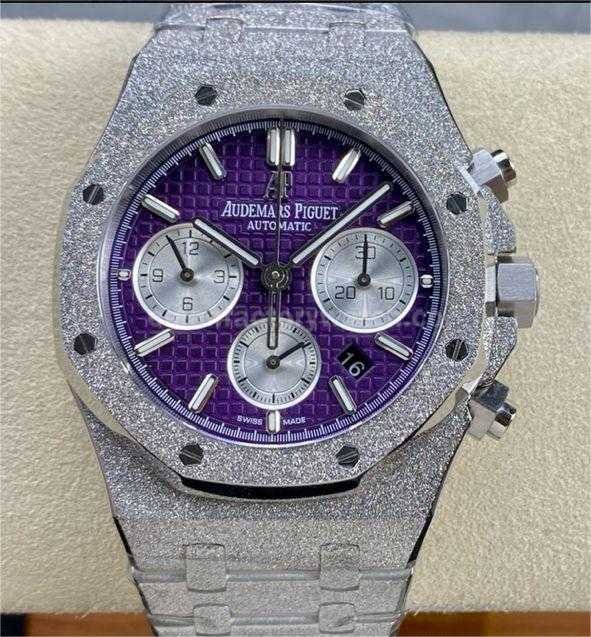 OMF Factory Frosted Audemars Piguet Royal Oak Chronograph 26240BC.GG.1224BC (4)
