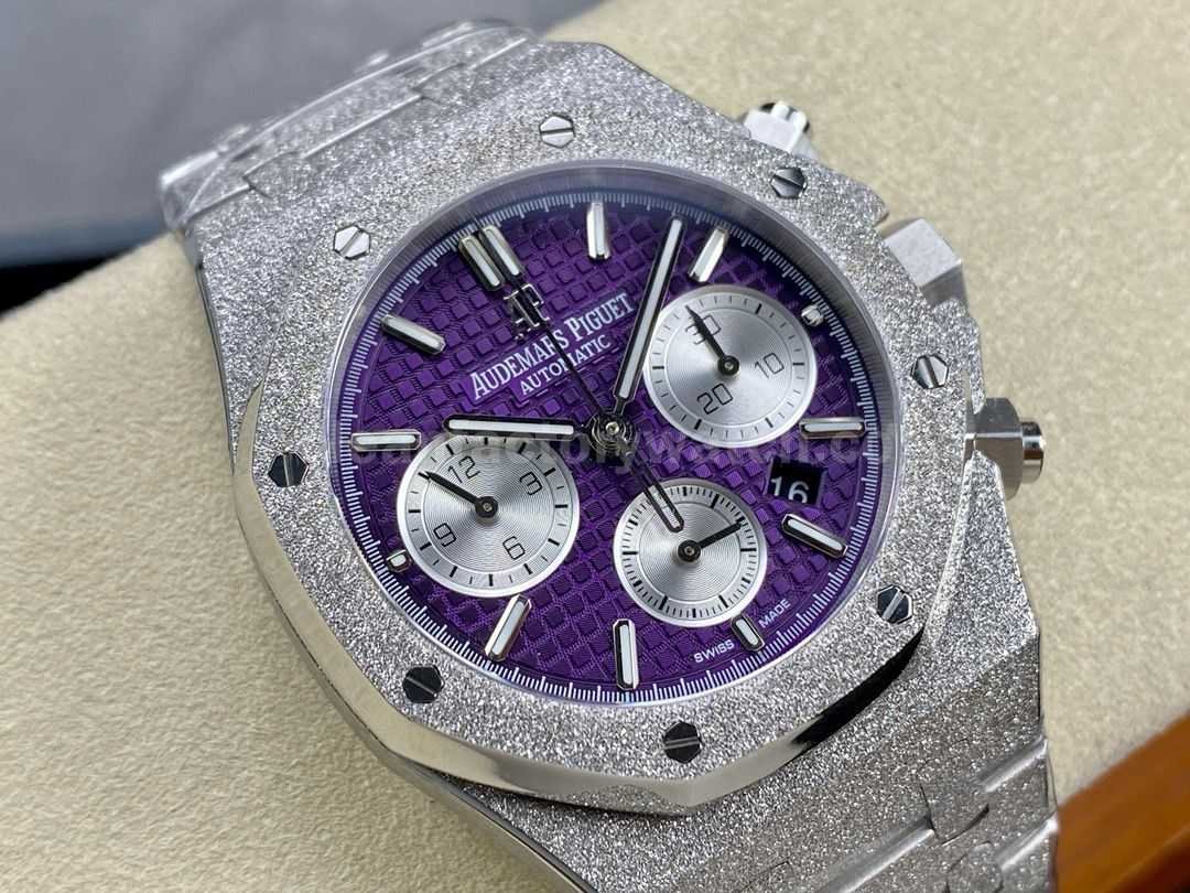 OMF Factory Frosted Audemars Piguet Royal Oak Chronograph 26240BC.GG.1224BC (8)