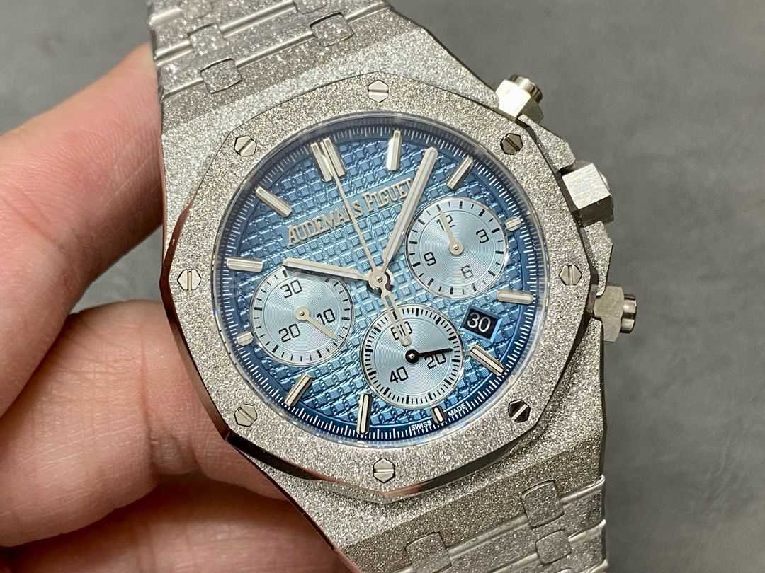 OMF Factory Frosted Audemars Piguet Royal Oak Chronograph 26240BC.GG.1324BC.02 4 (1)