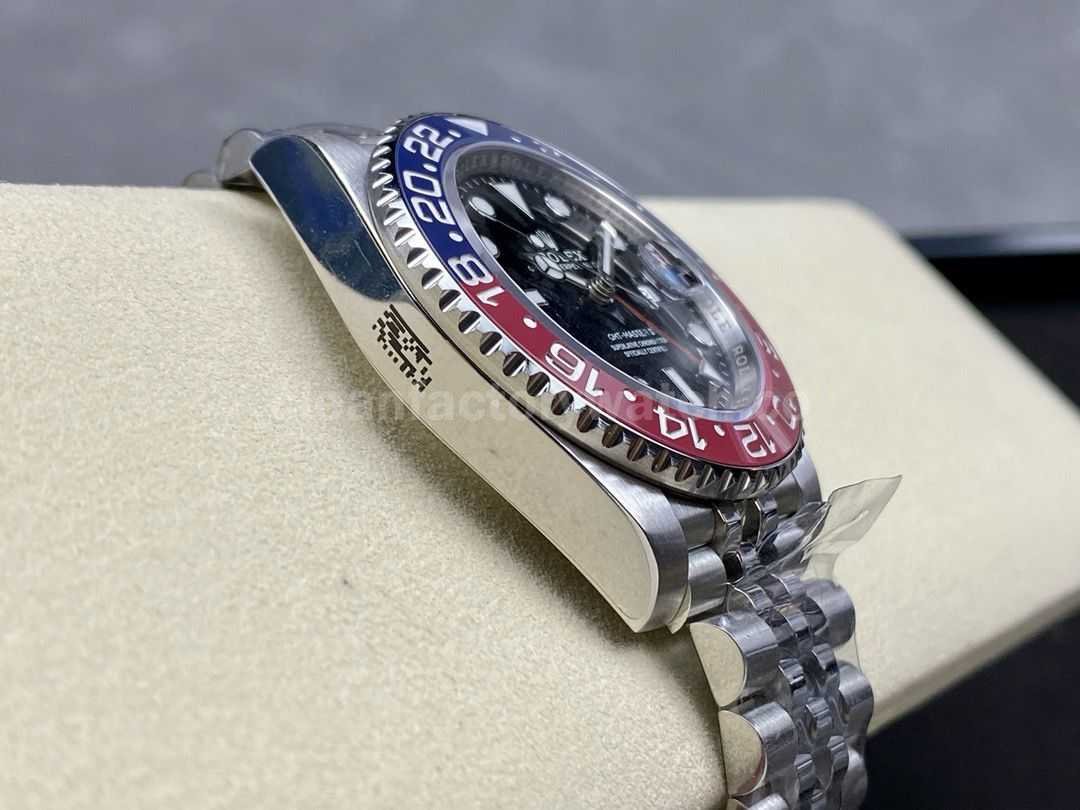 OW Factory Rolex Pepsi GMT Master II 126710BLRO 0001 40mm Full Steel Black Dial Jubilee (5)