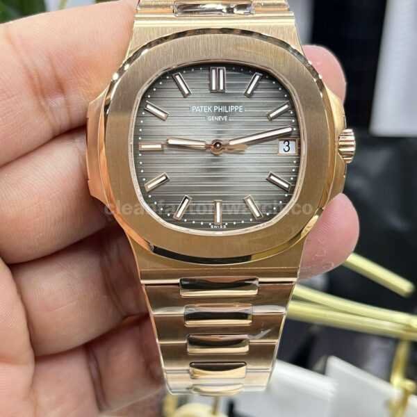PPF Factory Patek Philippe Nautilus 5711/1R-001 40mm Full Rose Gold Brown Dial