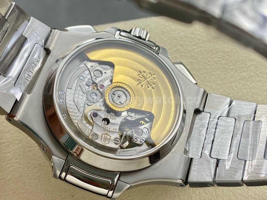 PPF Factory Patek Philippe Nautilus 5980 40.5mm Full Steel Light Blue Dial (1)