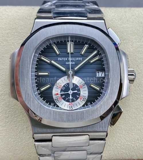 PPF Factory Patek Philippe Nautilus 5980 40.5mm Full Steel Light Blue Dial (4)