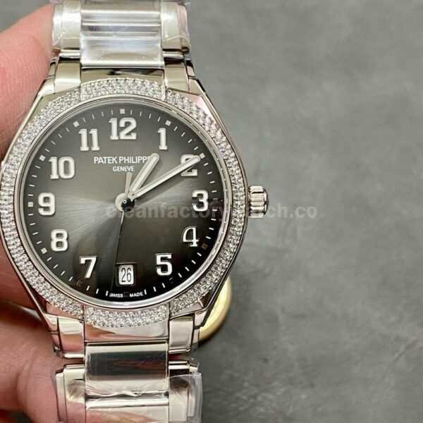 PPF Factory Patek Philippe Twenty~4 7300/1200A-010 36mm Full Steel Arabic Numerals Black Dial