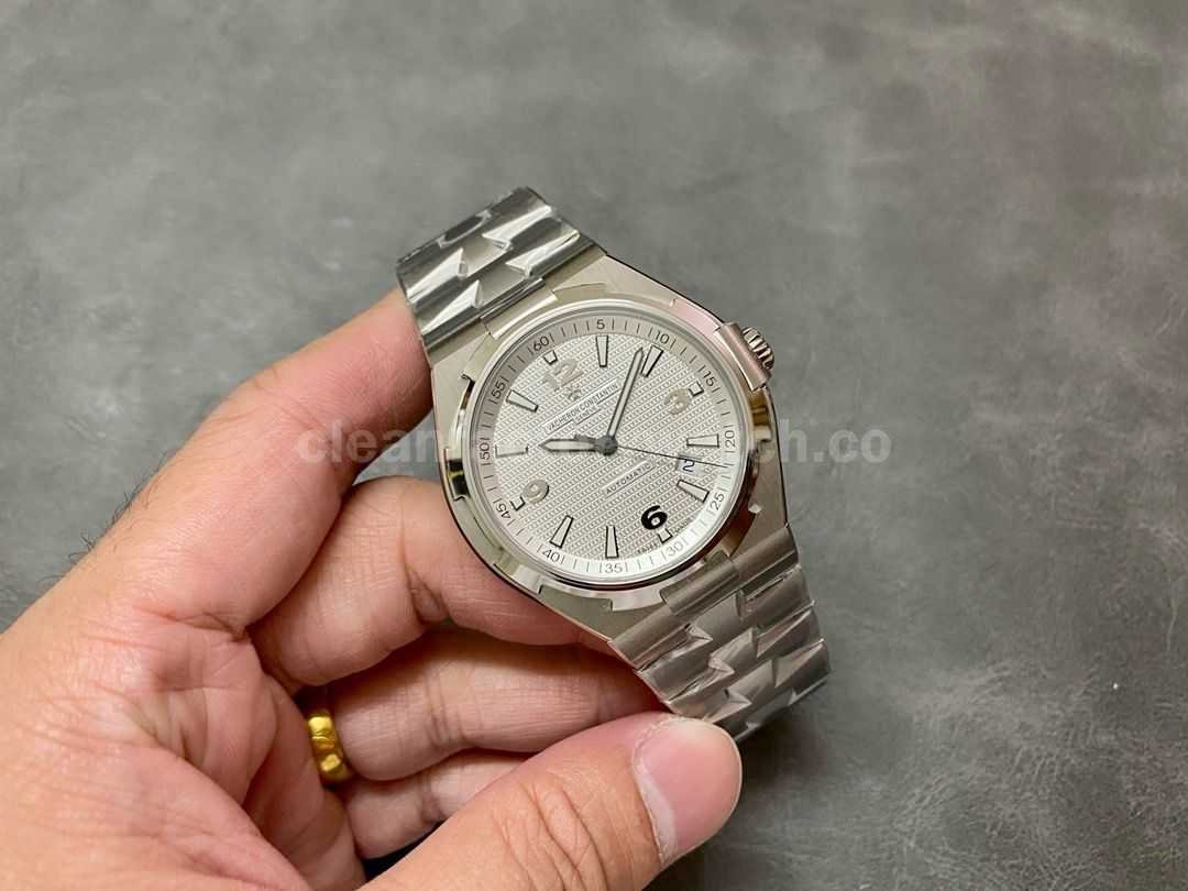 PPF Factory Vacheron Constantin Overseas 47040 B01A 9093 42mm Full Steel Arabic Numerals Silv (8)