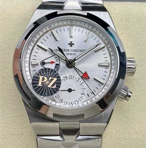 PZ Factory Vacheron Constantin Overseas Dual Time 7900V/110A-B333 41mm Full Steel Silver Dial
