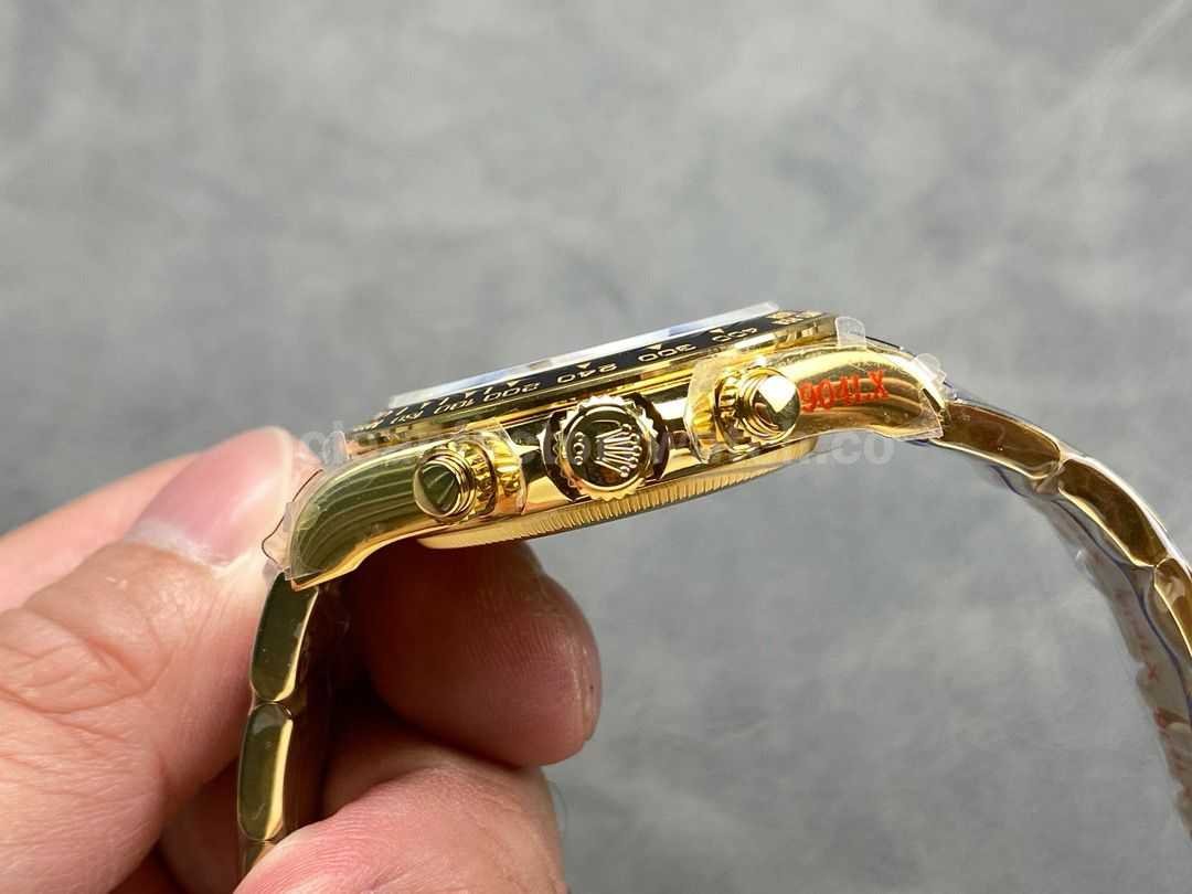 QF Factory β100th Anniversary CounterWeightβ Rolex Daytona 126528LN 0001 40mm Full Ye (6)