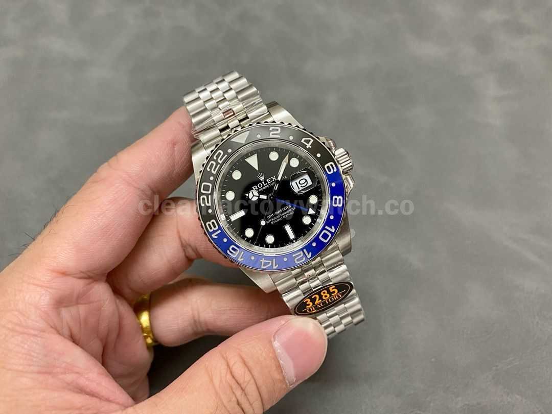 QF Factory Rolex Batman GMT Master II 126710BLNR 0002 40mm Full 904L Black Dial Jubilee (1)
