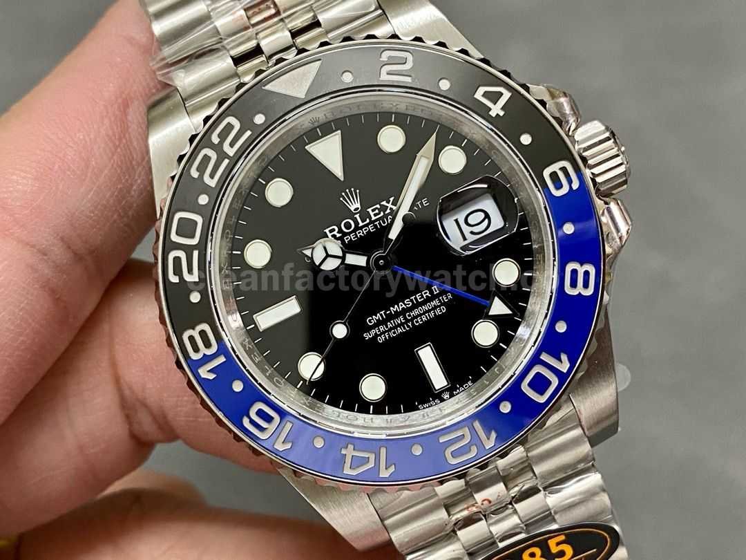 QF Factory Rolex Batman GMT Master II 126710BLNR 0002 40mm Full 904L Black Dial Jubilee (2)