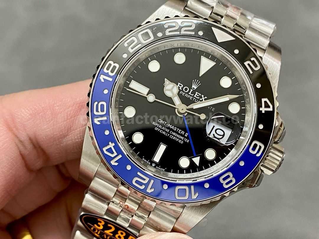 QF Factory Rolex Batman GMT Master II 126710BLNR 0002 40mm Full 904L Black Dial Jubilee (5)