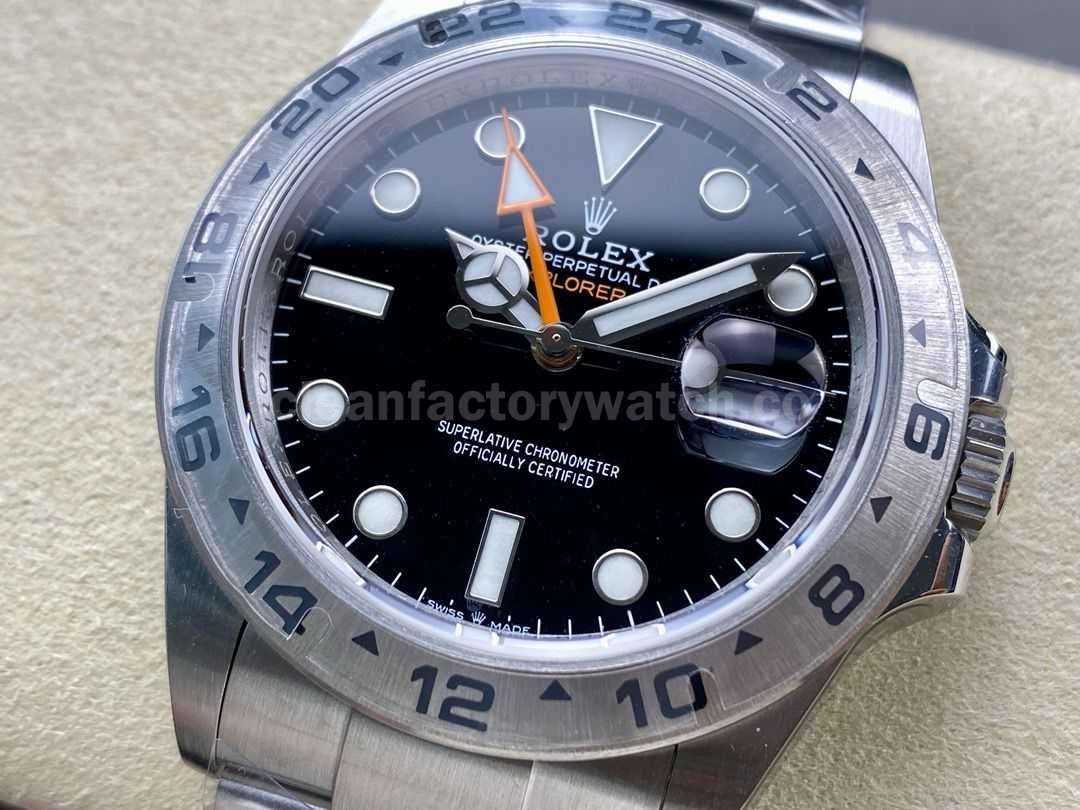 QF Factory Rolex Explorer II 226570 0002 42mm Full 904L Black Dial (2)